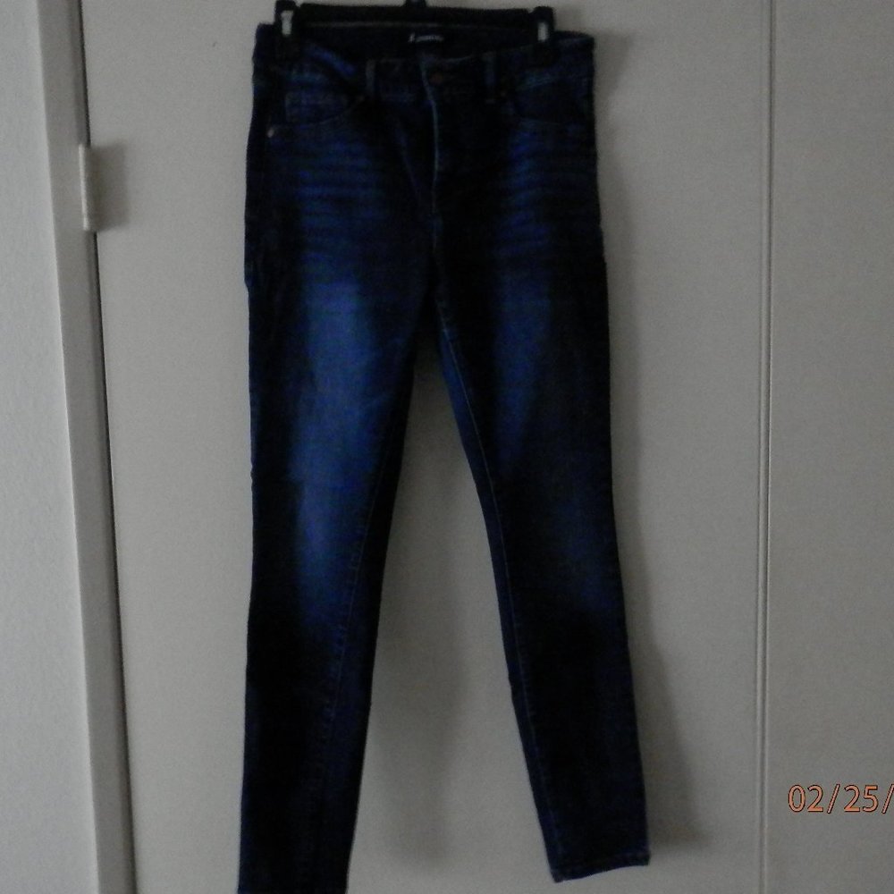 d.jeans Brand Women's Blue Denim Jeans, Size 8, Skinny Style Stretch Feature
